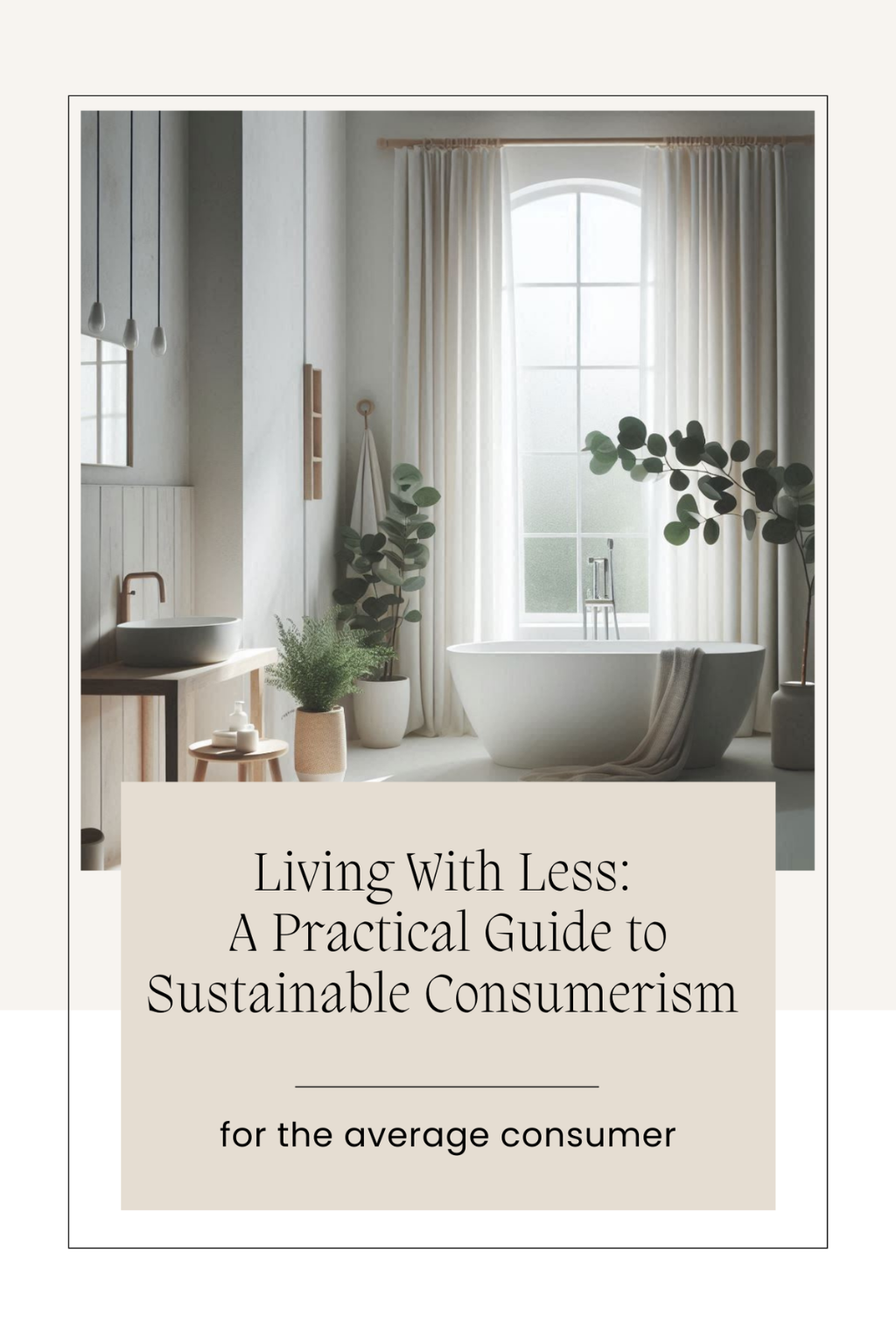 Living With Less: A Practical Guide to Sustainable Consumerism