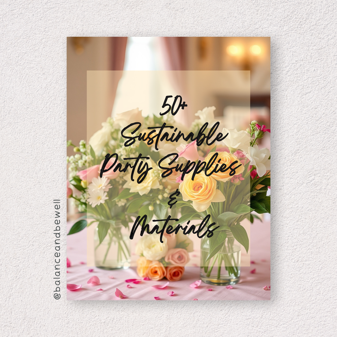 52 Sustainable Supplies & Materials