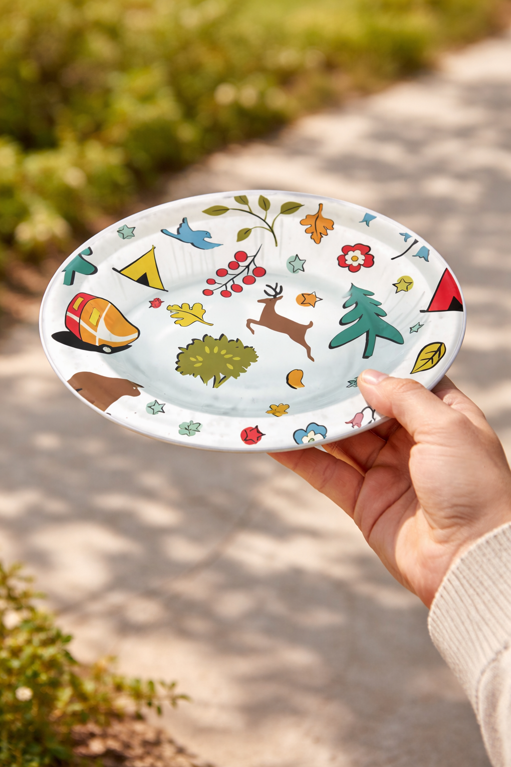 “Into The Woods” Vintage Theme Party Ice Cream Bowls | Eco-Friendly 20 oz Paper Bowls 24 ct