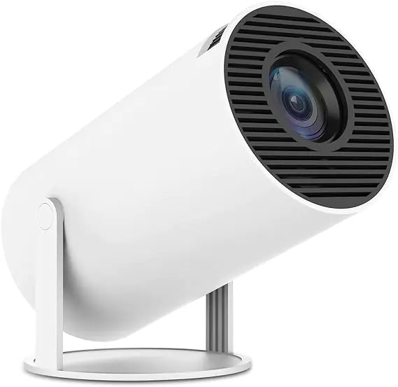 Portable Smart Mini Projector – 4K Support (1080P FHD), WiFi 6 & Bluetooth, 180° Rotatable, Auto Keystone | Sustainable Outdoor Movie & Event Décor