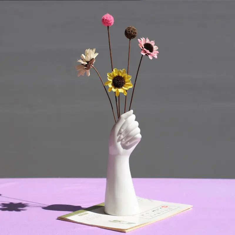Nordic Vase with Dried Flowers